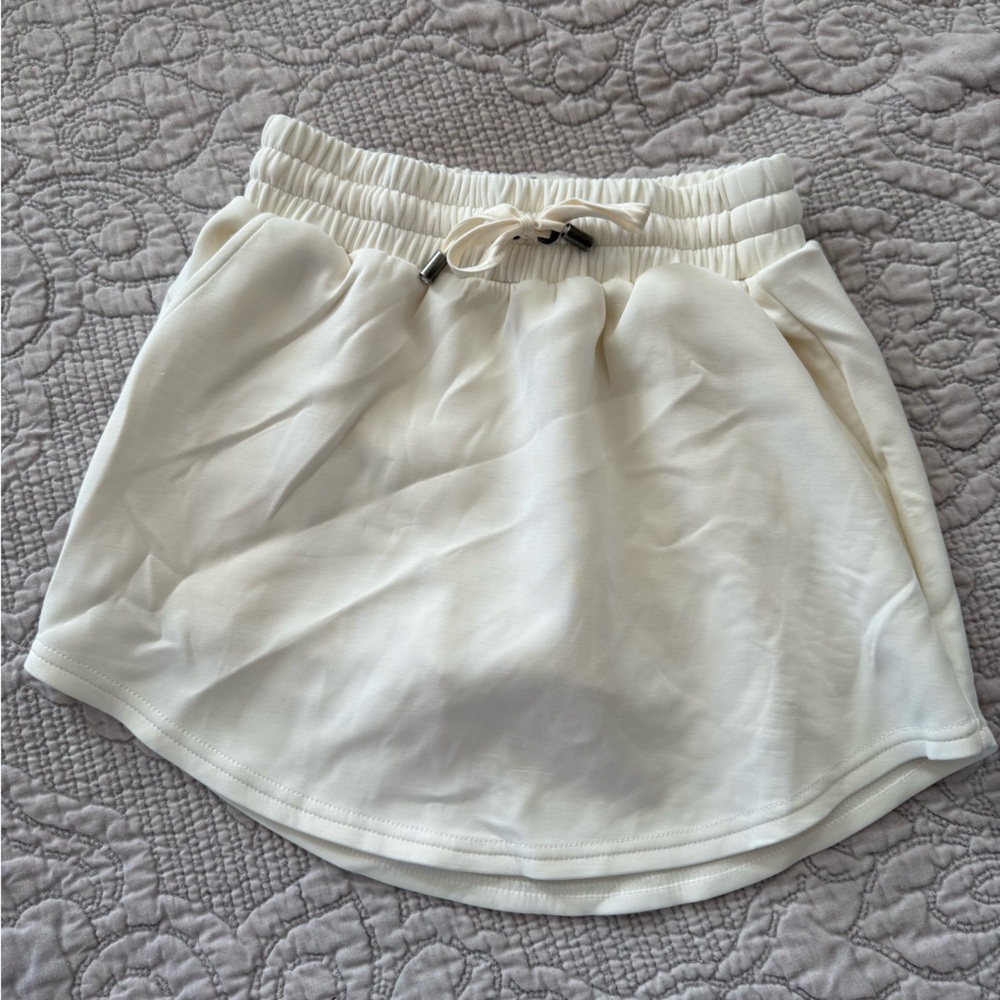 Altar'd State Cream Mini Skirt